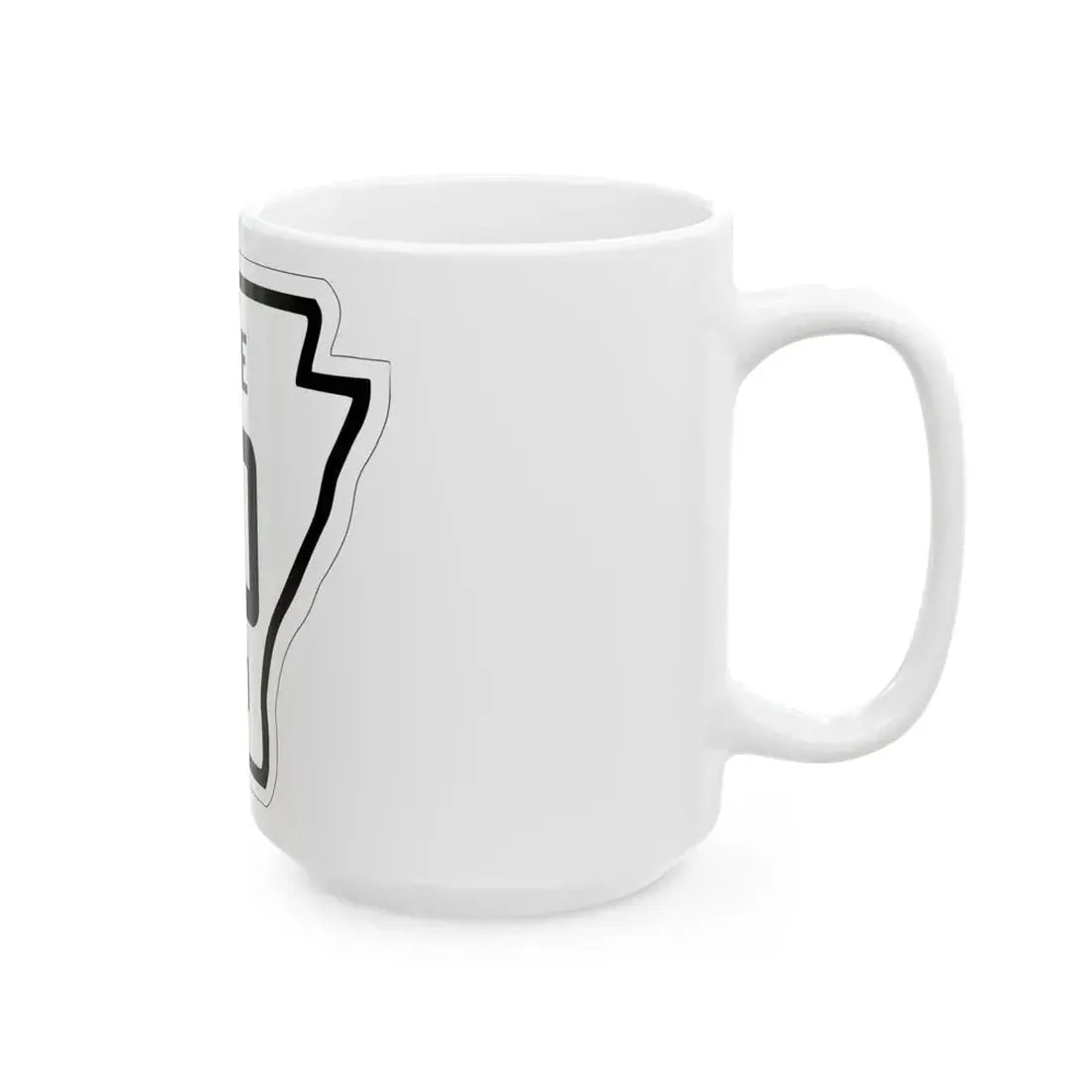 Arkansas 80 1926 (Arkansas) (Road Sign) White Coffee Mug - Go Mug Yourself