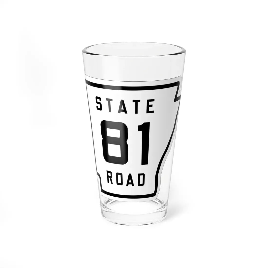 Arkansas 81 1926 (Arkansas) (Road Sign) Pint Glass 16oz 16oz - Go Mug Yourself