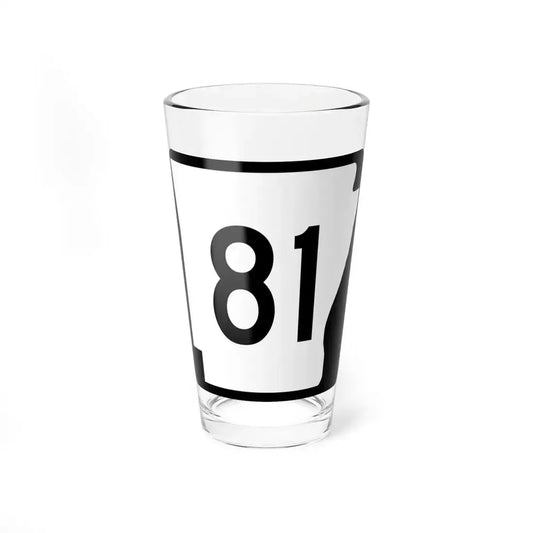 Arkansas 81 (Arkansas) (Road Sign) Pint Glass 16oz 16oz - Go Mug Yourself