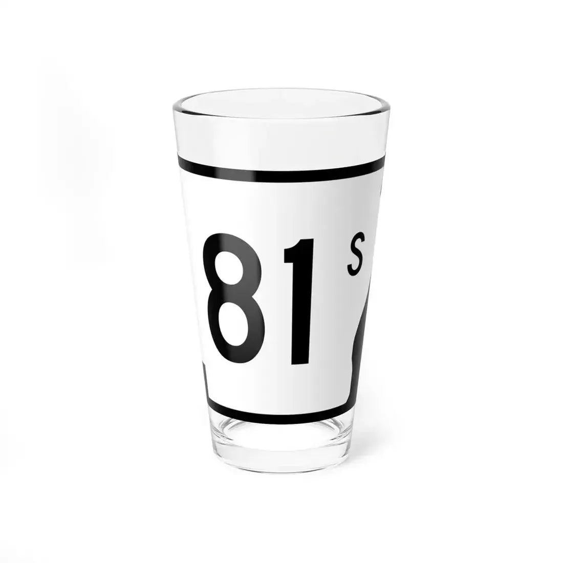 Arkansas 81S (Arkansas) (Road Sign) Pint Glass 16oz 16oz - Go Mug Yourself