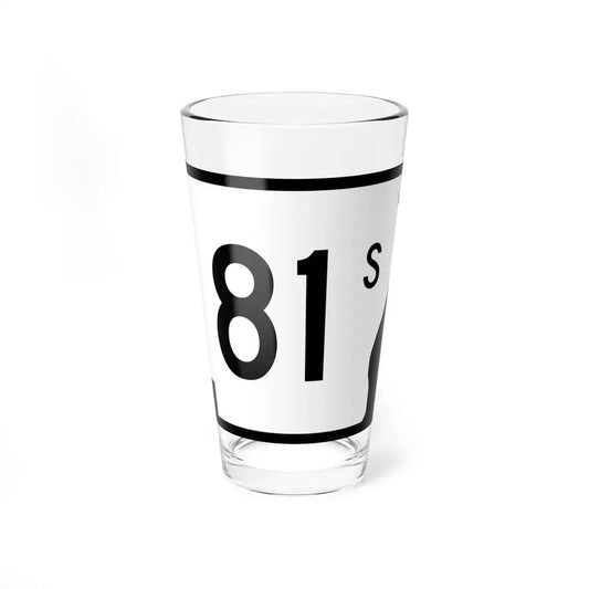 Arkansas 81S (Arkansas) (Road Sign) Pint Glss 16oz 16oz - Go Mug Yourself