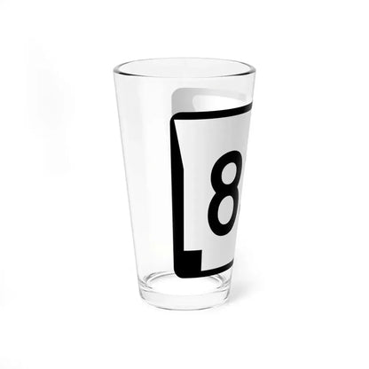 Arkansas 83B (Arkansas) (Road Sign) Pint Glass 16oz - Go Mug Yourself