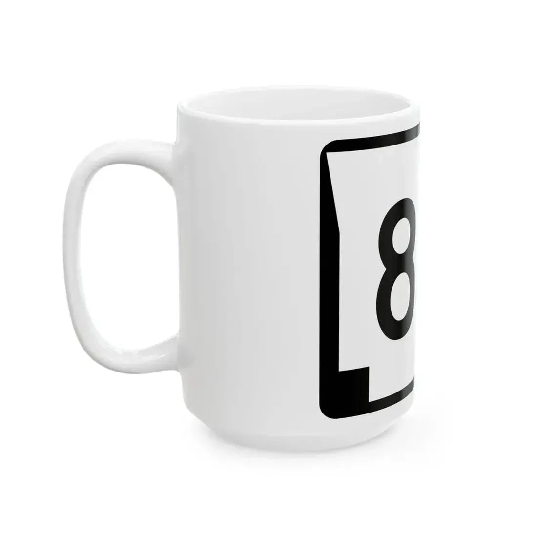 Arkansas 83B (Arkansas) (Road Sign) White Coffee Mug - Go Mug Yourself