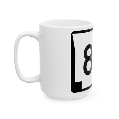 Arkansas 83B (Arkansas) (Road Sign) White Coffee Mug - Go Mug Yourself