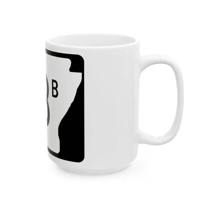Arkansas 83B (Arkansas) (Road Sign) White Coffee Mug - Go Mug Yourself