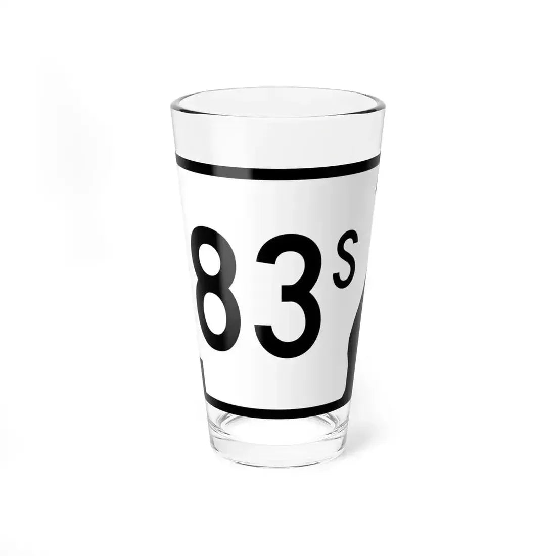 Arkansas 83S (Arkansas) (Road Sign) Pint Glass 16oz 16oz - Go Mug Yourself