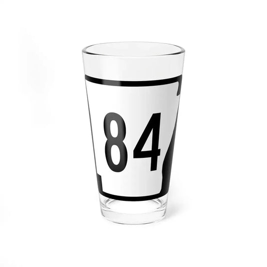 Arkansas 84 (Arkansas) (Road Sign) Pint Glss 16oz 16oz - Go Mug Yourself
