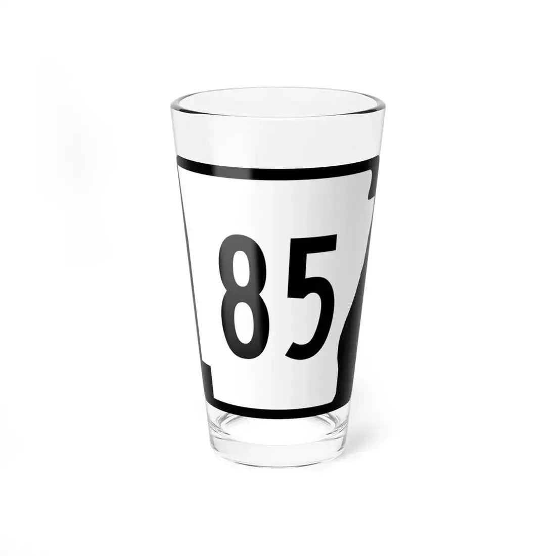 Arkansas 85 (Arkansas) (Road Sign) Pint Glass 16oz 16oz - Go Mug Yourself