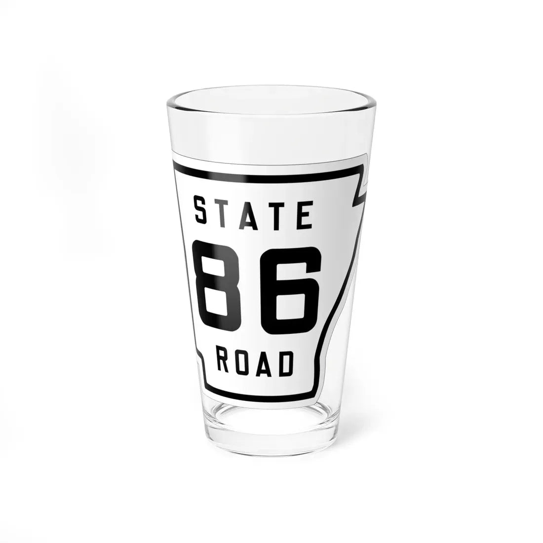 Arkansas 86 1926 (Arkansas) (Road Sign) Pint Glass 16oz 16oz - Go Mug Yourself