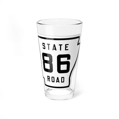 Arkansas 86 1926 (Arkansas) (Road Sign) Pint Glass 16oz 16oz - Go Mug Yourself