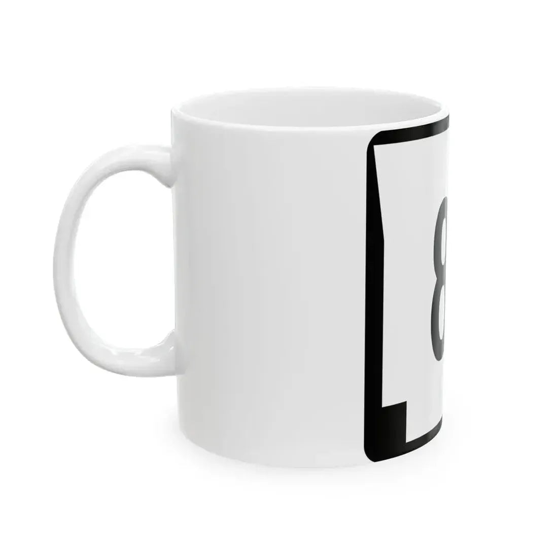 Arkansas 86 (Arkansas) (Road Sign) White Coffee Mug - Go Mug Yourself