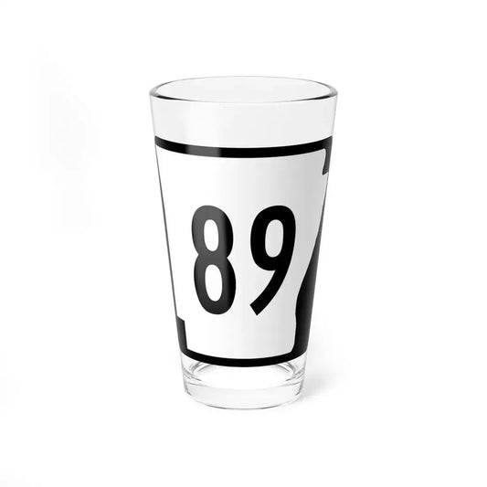 Arkansas 89 (Arkansas) (Road Sign) Pint Glass 16oz 16oz - Go Mug Yourself