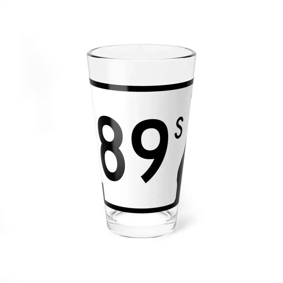 Arkansas 89S (Arkansas) (Road Sign) Pint Glass 16oz 16oz - Go Mug Yourself