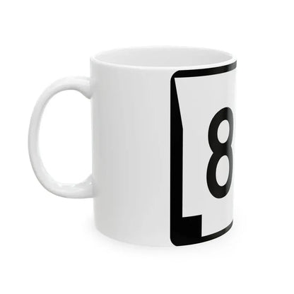 Arkansas 89S (Arkansas) (Road Sign) White Coffee Mug - Go Mug Yourself
