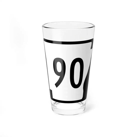 Arkansas 90 (Arkansas) (Road Sign) Pint Glss 16oz 16oz - Go Mug Yourself