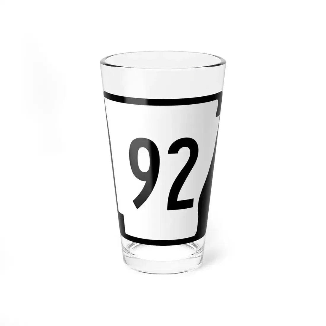 Arkansas 92 (Arkansas) (Road Sign) Pint Glass 16oz 16oz - Go Mug Yourself