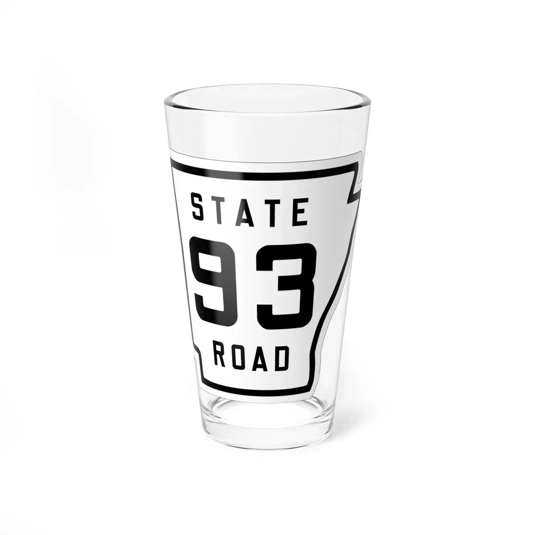 Arkansas 93 1926 (Arkansas) (Road Sign) Pint Glass 16oz 16oz - Go Mug Yourself