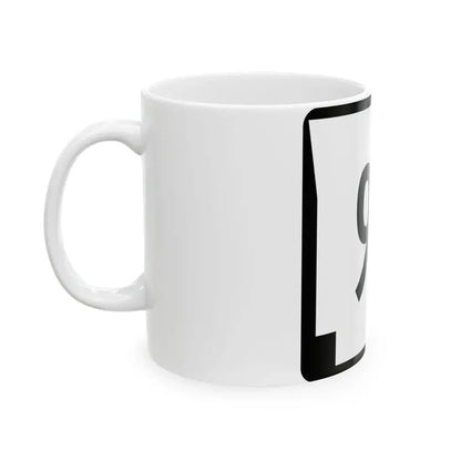 Arkansas 96 (Arkansas) (Road Sign) White Coffee Mug - Go Mug Yourself