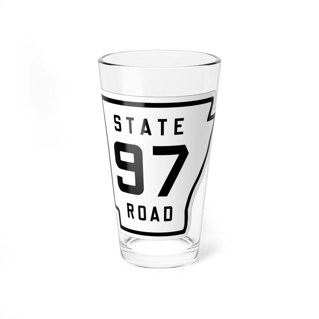 Arkansas 97 1926 (Arkansas) (Road Sign) Pint Glss 16oz 16oz - Go Mug Yourself