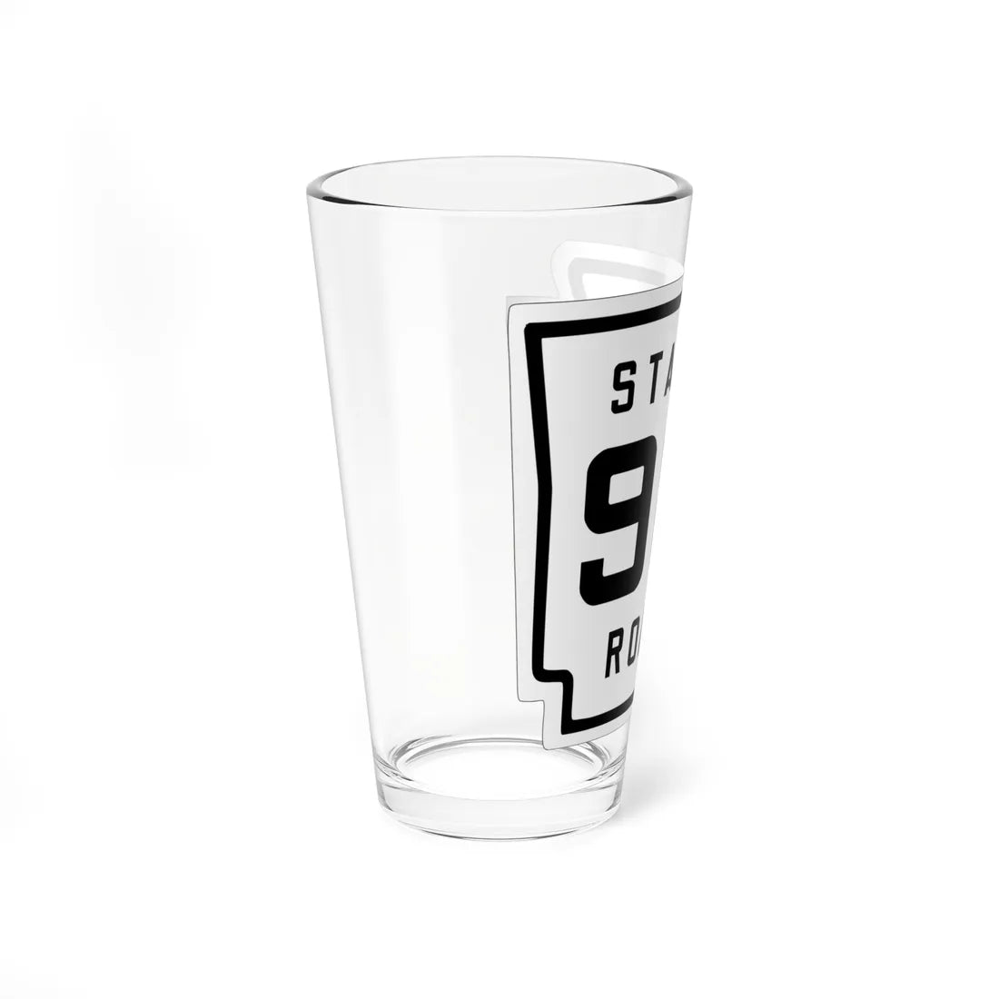 Arkansas 98 1926 (Arkansas) (Road Sign) Pint Glss 16oz - Go Mug Yourself