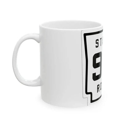 Arkansas 98 1926 (Arkansas) (Road Sign) White Coffee Mug - Go Mug Yourself