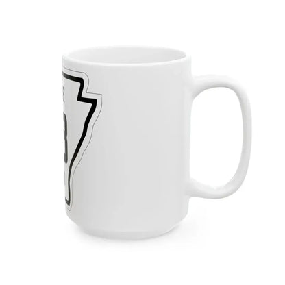 Arkansas 98 1926 (Arkansas) (Road Sign) White Coffee Mug - Go Mug Yourself