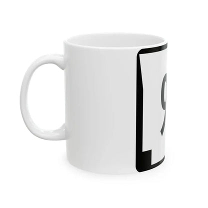 Arkansas 98 (Arkansas) (Road Sign) White Coffee Mug - Go Mug Yourself