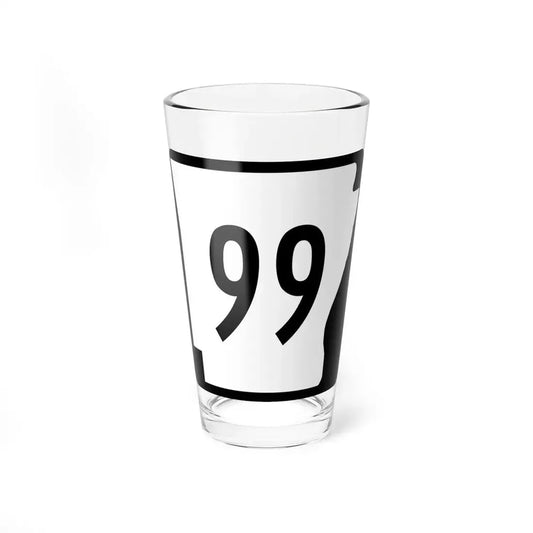 Arkansas 99 (Arkansas) (Road Sign) Pint Glss 16oz 16oz - Go Mug Yourself