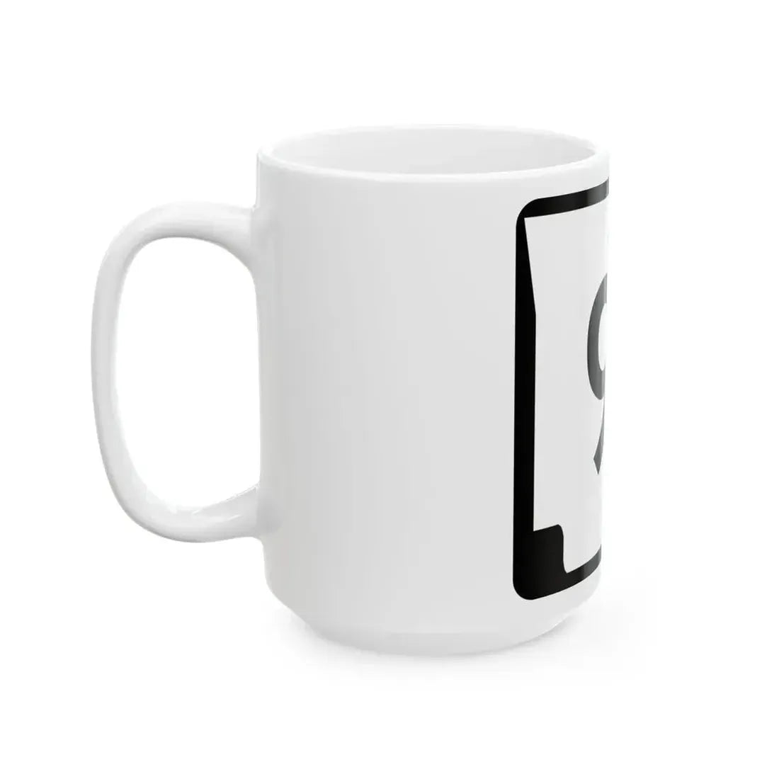 Arkansas 9B (Arkansas) (Road Sign) White Coffee Mug - Go Mug Yourself