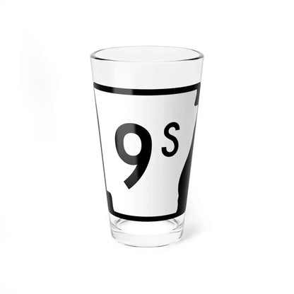 Arkansas 9S (Arkansas) (Road Sign) Pint Glass 16oz 16oz - Go Mug Yourself