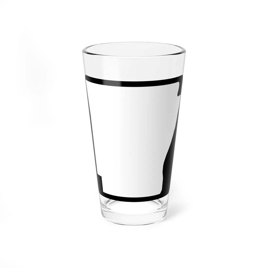 Arkansas blank (Arkansas) (Road Sign) Pint Glass 16oz 16oz - Go Mug Yourself