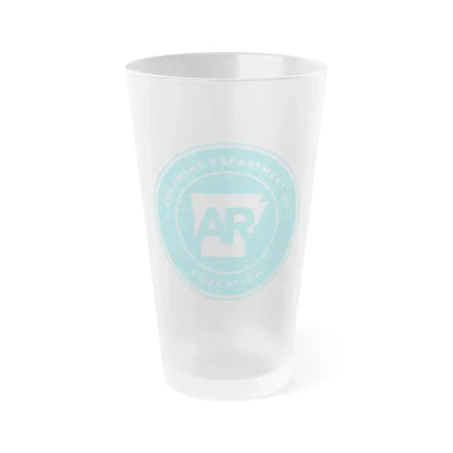 Arkansas Department of Education - Frosted Pint Glass 16oz 16oz Frosted - Go Mug Yourself