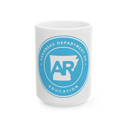 Arkansas Department of Education - White Coffee Mug-15oz-Go Mug Yourself