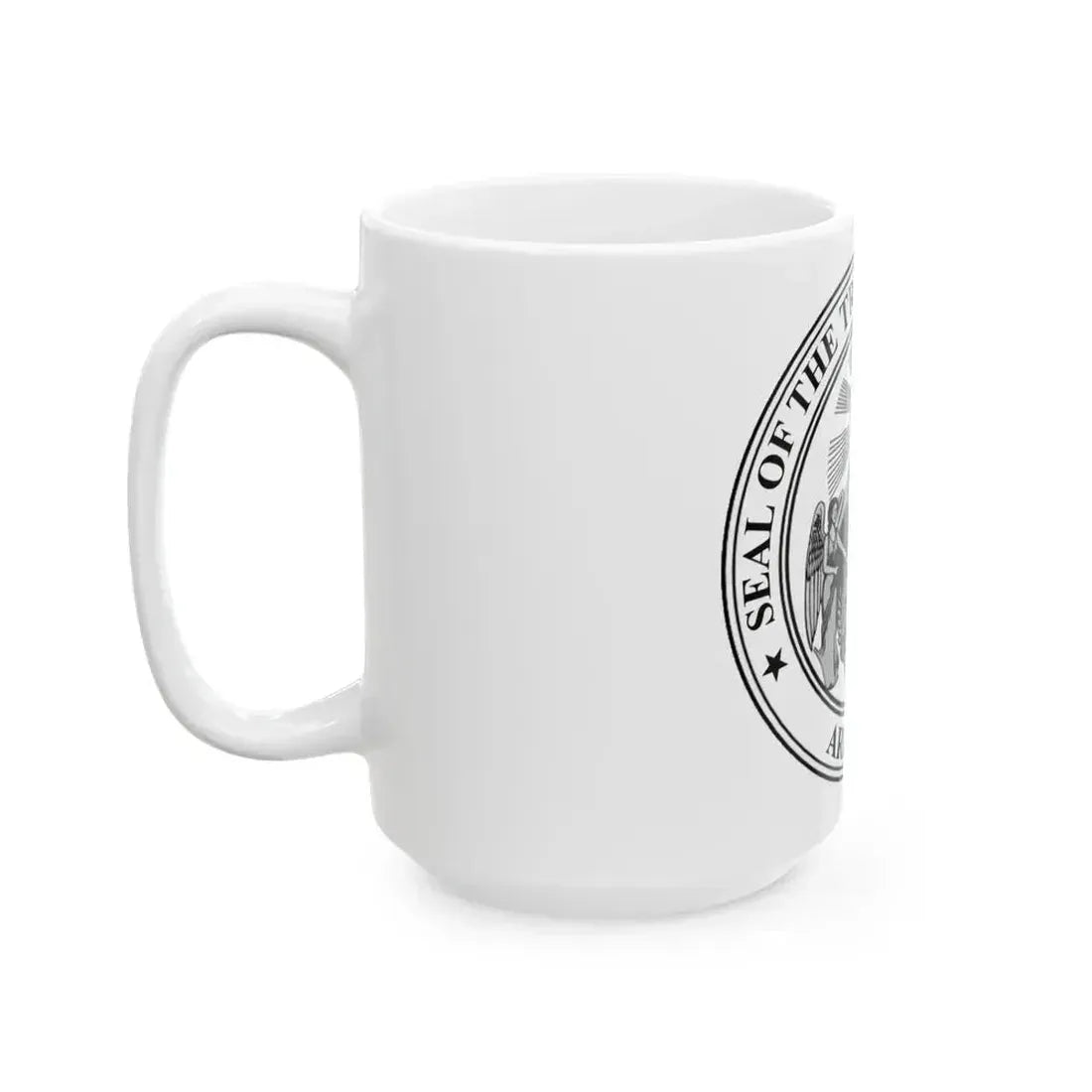 Arkansas Treasurer Seal - White Coffee Mug - Go Mug Yourself