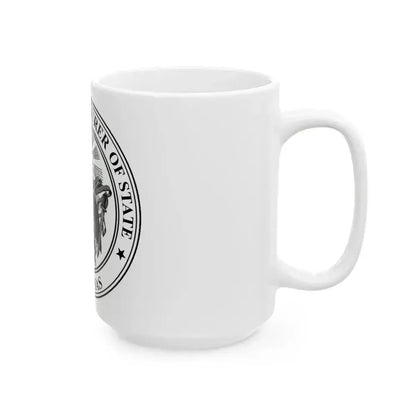 Arkansas Treasurer Seal - White Coffee Mug - Go Mug Yourself