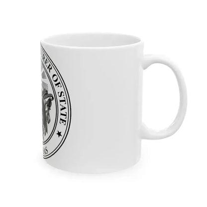Arkansas Treasurer Seal - White Coffee Mug - Go Mug Yourself