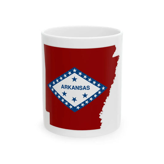 Arkansas WikiProject (United States) White Coffee Mug 11oz - Go Mug Yourself