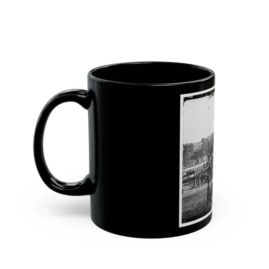 Arlington Heights, Va.  Blockhouse Near Aqueduct Bridge (U.S. Civil War) Black Coffee Mug - Go Mug Yourself