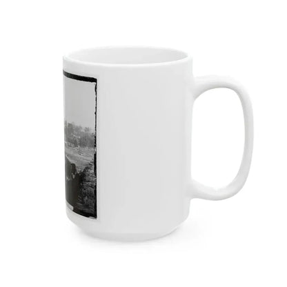 Arlington Heights, Va.  Blockhouse Near Aqueduct Bridge (U.S. Civil War) White Coffee Mug - Go Mug Yourself
