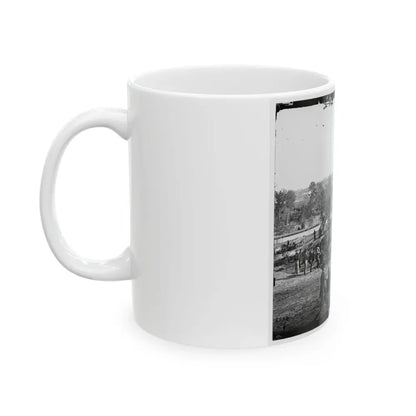 Arlington Heights, Va.  Blockhouse Near Aqueduct Bridge (U.S. Civil War) White Coffee Mug - Go Mug Yourself