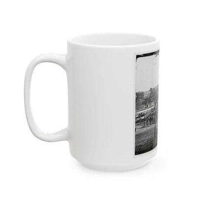 Arlington Heights, Va.  Blockhouse Near Aqueduct Bridge (U.S. Civil War) White Coffee Mug - Go Mug Yourself