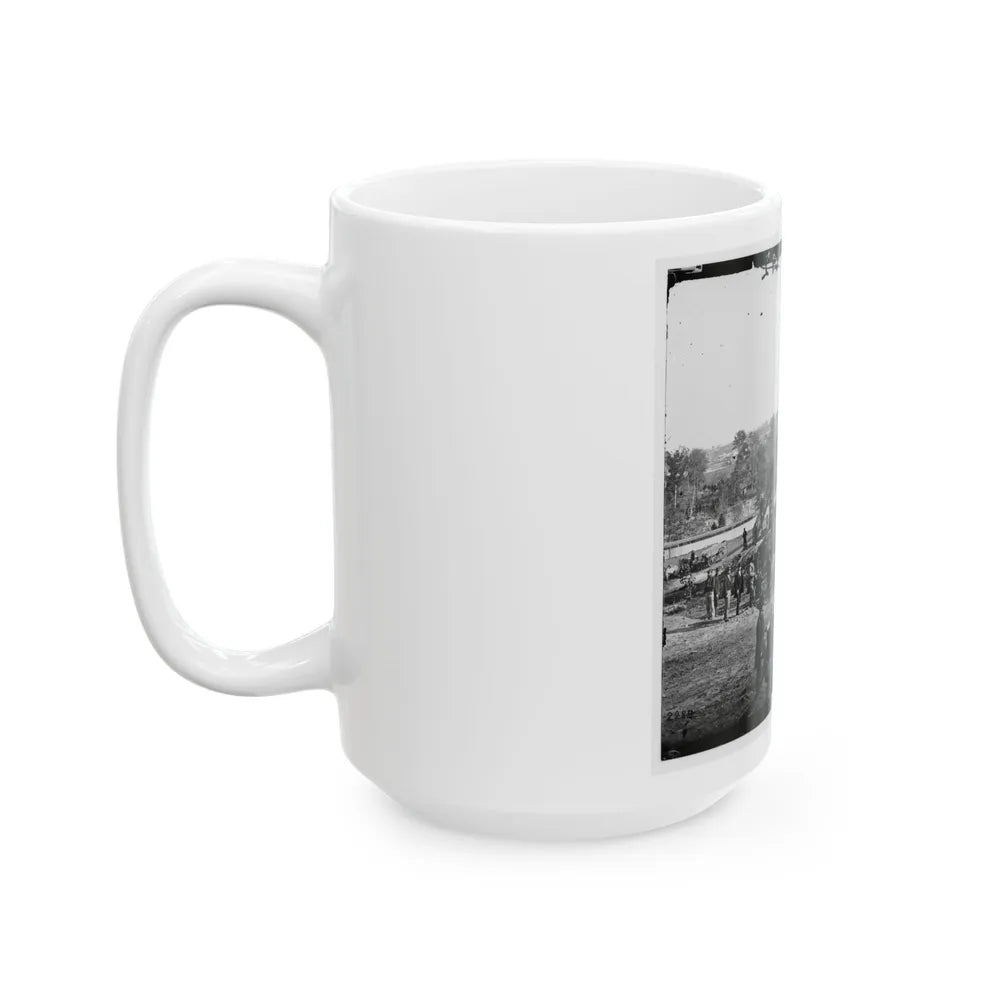 Arlington Heights, Va. Blockhouse Near Aqueduct Bridge (U.S. Civil War) White Coffee Mug-Go Mug Yourself