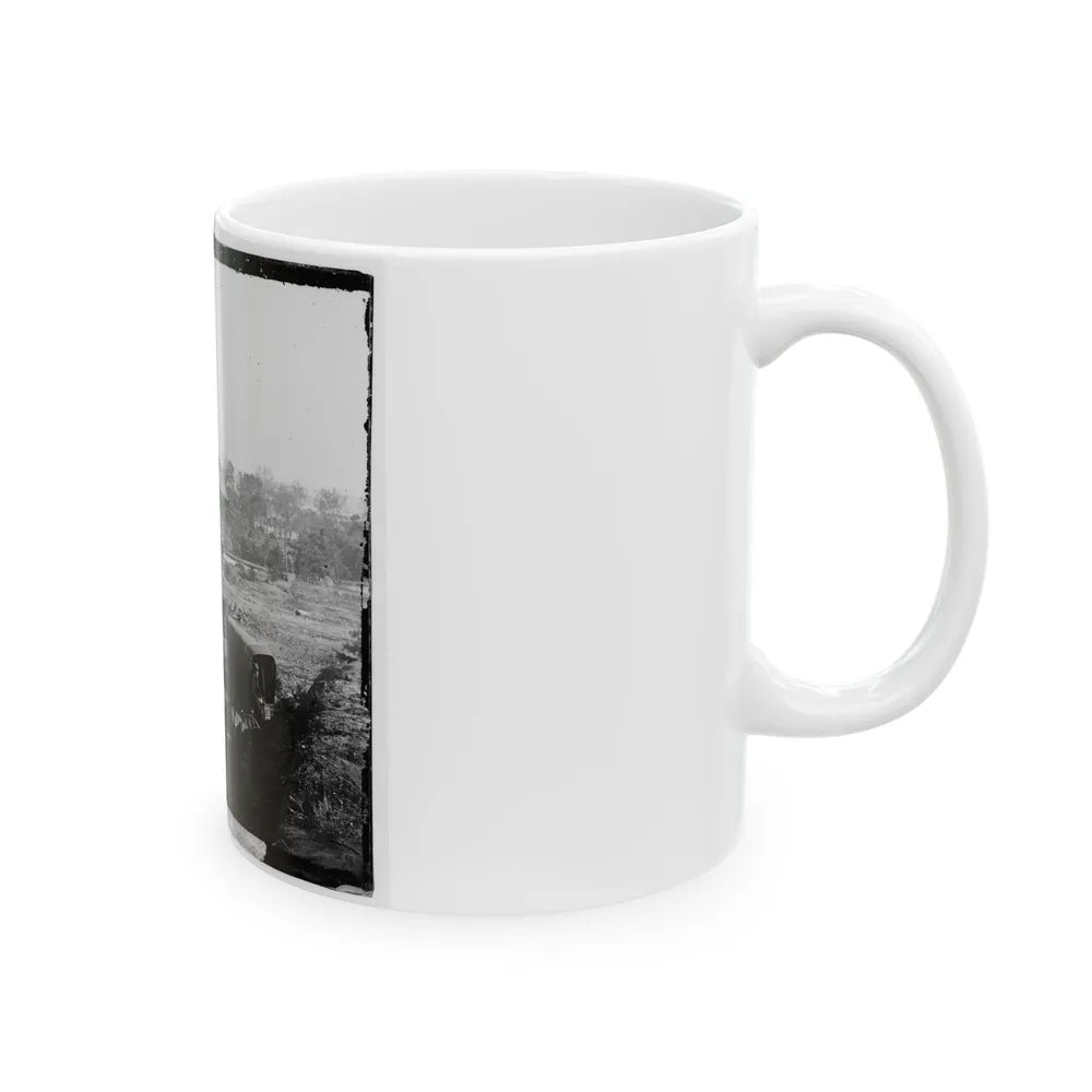 Arlington Heights, Va. Blockhouse Near Aqueduct Bridge (U.S. Civil War) White Coffee Mug-Go Mug Yourself