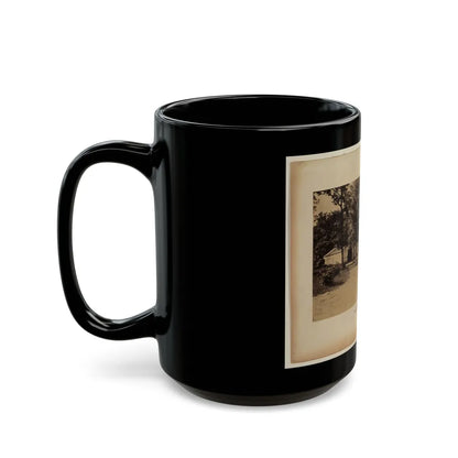 Arlington House, Barns And Soldiers' Barracks, June 29, 1864 (U.S. Civil War) Black Coffee Mug-Go Mug Yourself