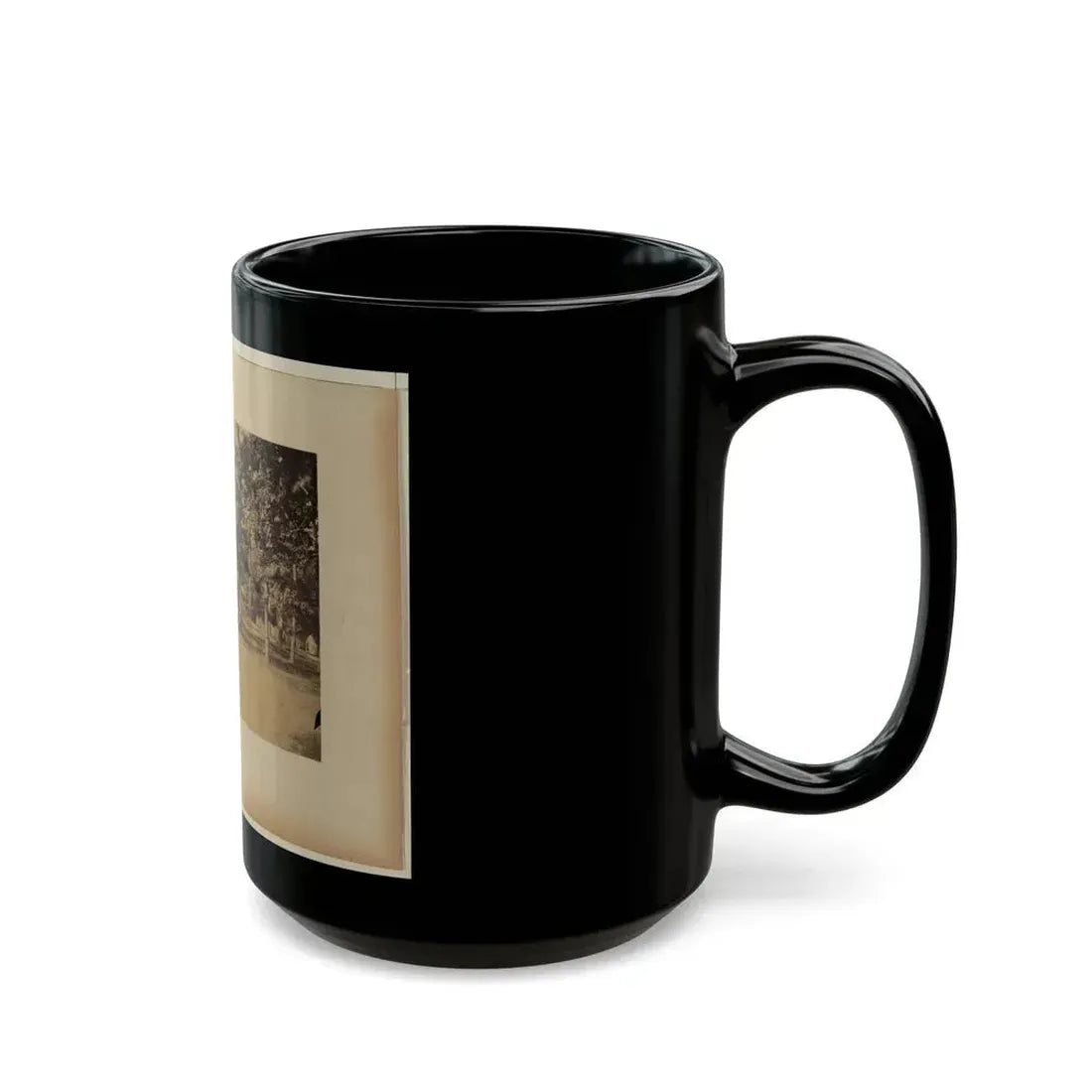 Arlington House, Barns And Soldiers' Barracks, June 29, 1864 (U.S. Civil War) Black Coffee Mug - Go Mug Yourself