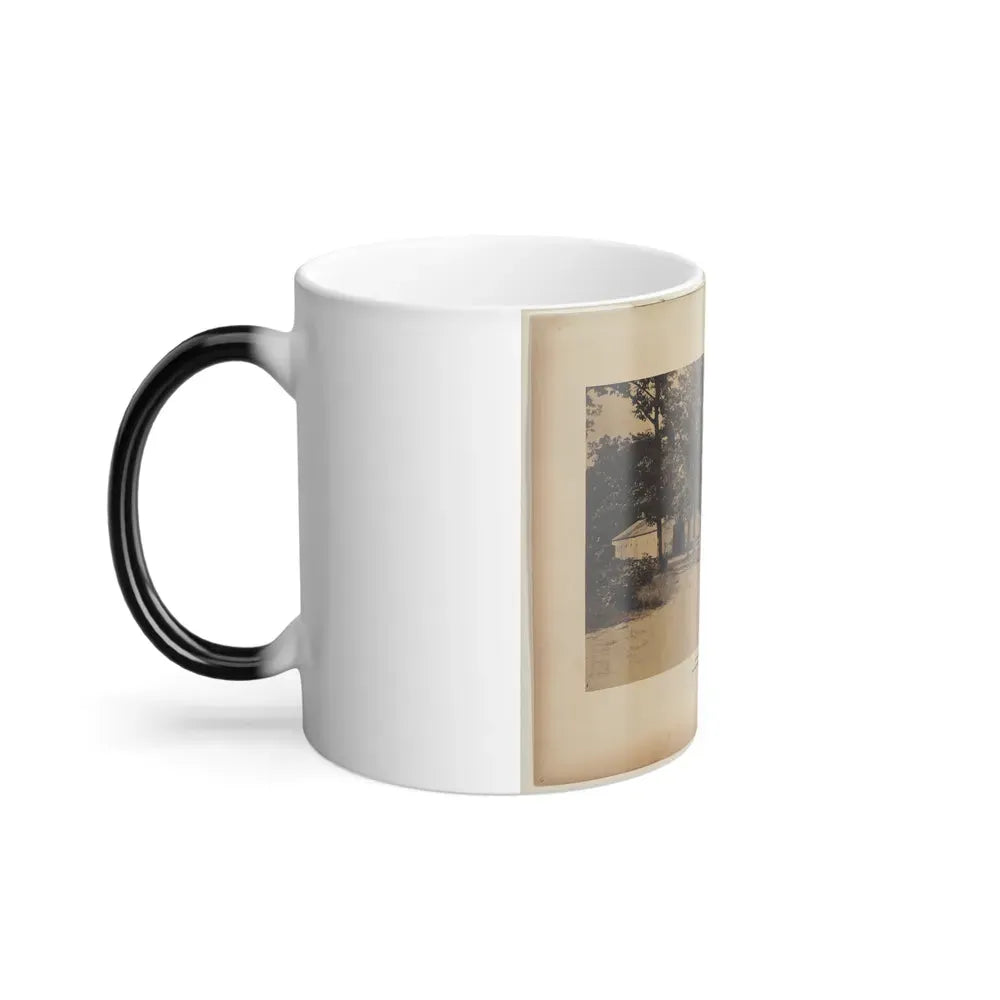 Arlington House, Barns and Soldiers' Barracks, June 29, 1864 (U.S. Civil War) Color Changing Coffee Mug 11oz - Go Mug Yourself