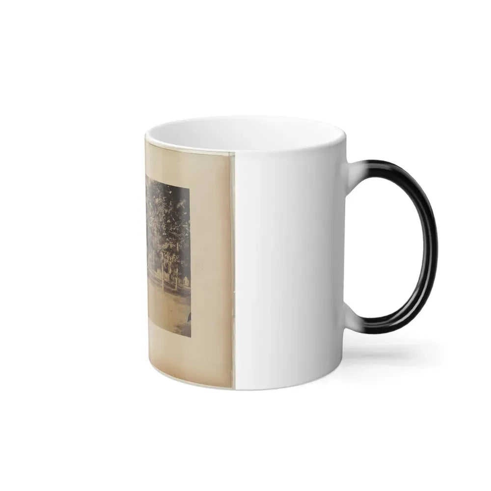 Arlington House, Barns and Soldiers' Barracks, June 29, 1864 (U.S. Civil War) Color Changing Coffee Mug 11oz - Go Mug Yourself