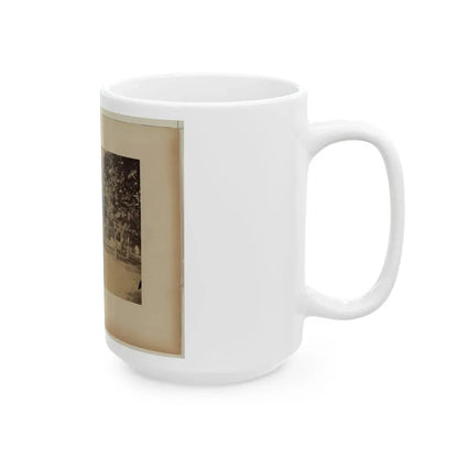 Arlington House, Barns And Soldiers' Barracks, June 29, 1864 (U.S. Civil War) White Coffee Mug - Go Mug Yourself
