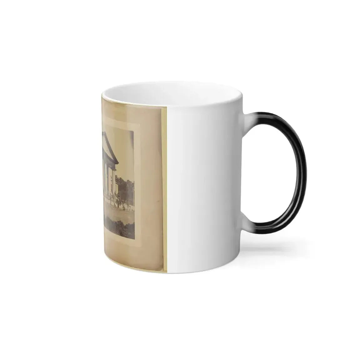 Arlington House, East Front, June 28, 1864 (U.S. Civil War) Color Changing Coffee Mug 11oz - Go Mug Yourself