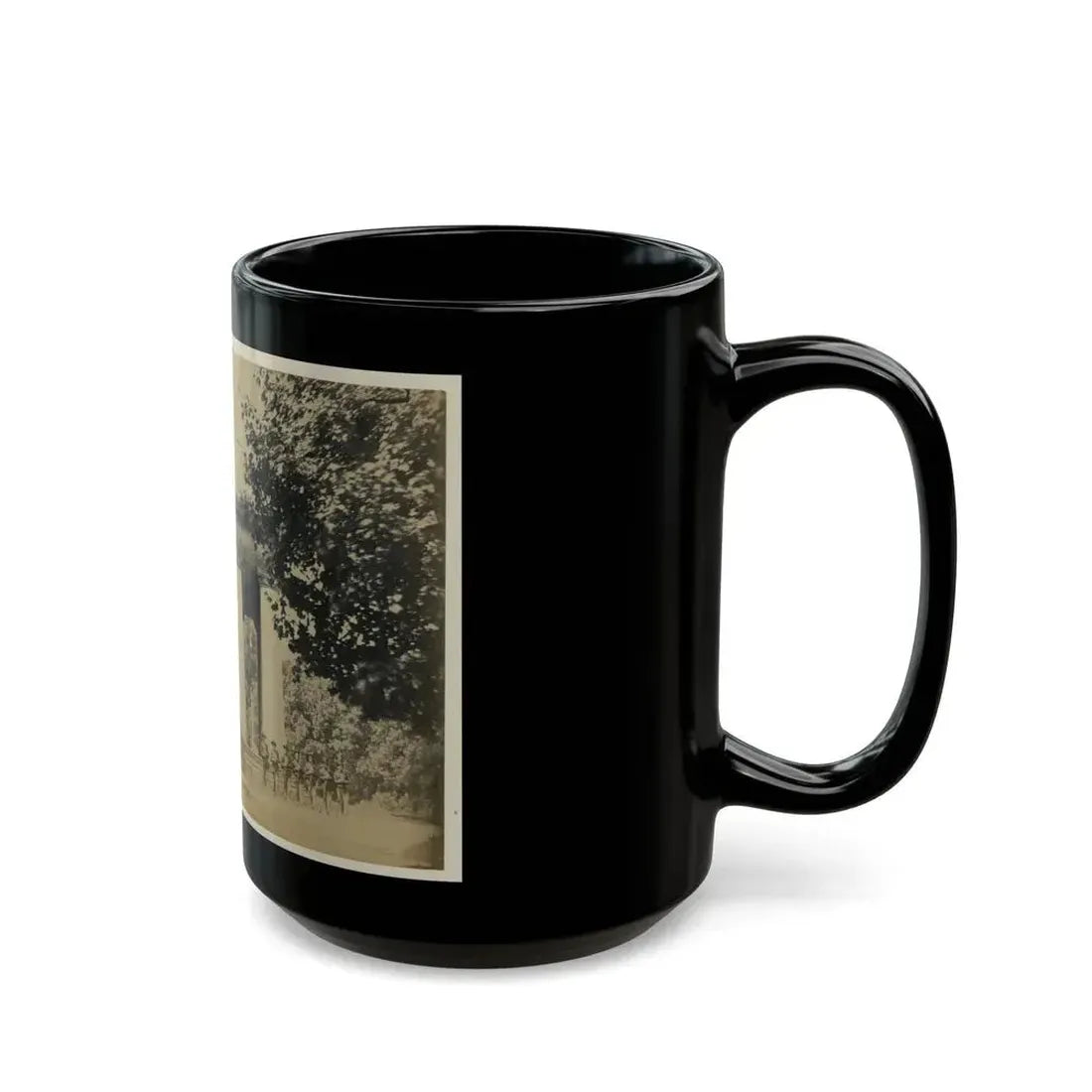 Arlington House, June 29, 1864. Former Residence Of Rebel Gen. Robert E. Lee (U.S. Civil War) Black Coffee Mug - Go Mug Yourself